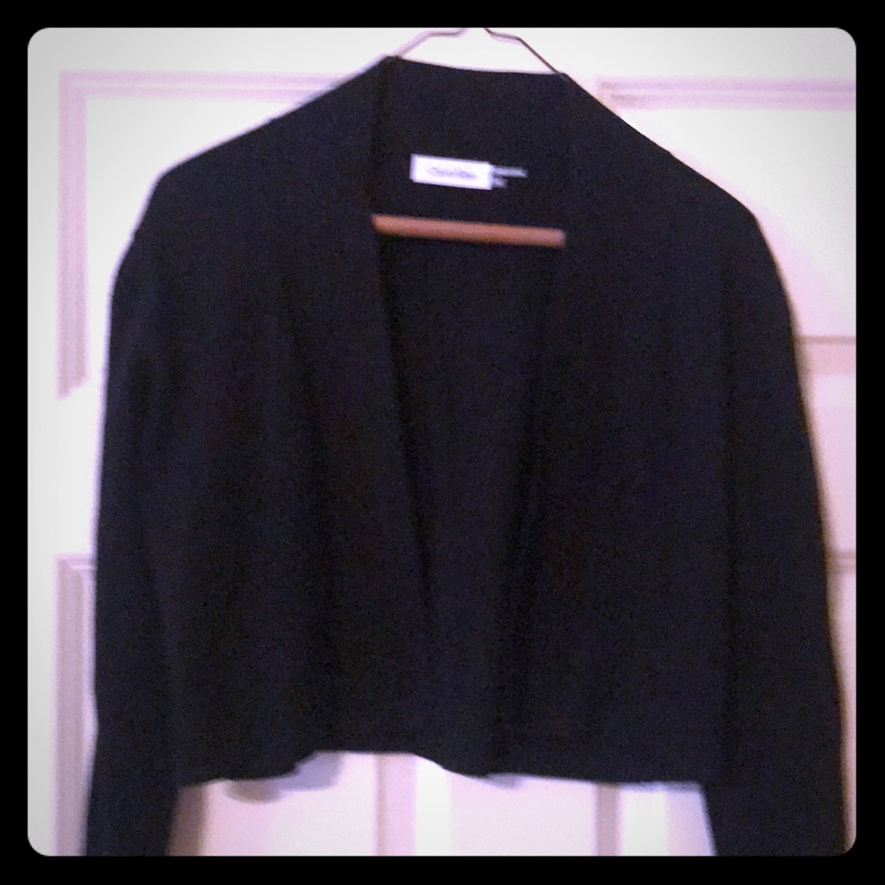 Black bolero sweater